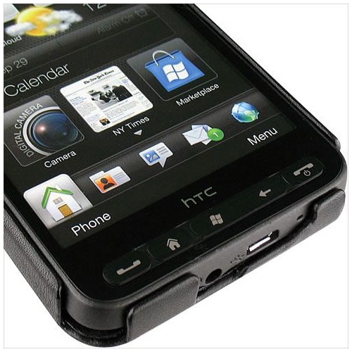 Housse cuir HTC Leo - HTC Touch HD2 