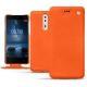 Housse cuir Nokia 8 - Orange fluo