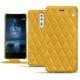 硬质真皮保护套 Nokia 8 - Jaune soulèu - Couture
