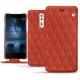 Housse cuir Nokia 8 - Arange clouquié - Couture