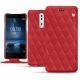 Funda de piel Nokia 8 - Rouge troupelenc - Couture