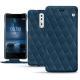 Funda de piel Nokia 8 - Blu mediterran - Couture
