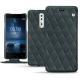 Housse cuir Nokia 8 - Blu marino - Couture