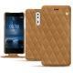 Funda de piel Nokia 8 - Castan esparciate - Couture