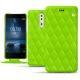 Custodia in pelle Nokia 8 - Vert fluo - Couture