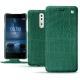 Custodia in pelle Nokia 8 - Crocodile pino