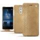 Custodia in pelle Nokia 8 - Serpent sabbia