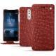 Housse cuir Nokia 8 - Autruche ciliegia