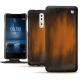 Funda de piel Nokia 8 - Marron Patine