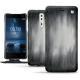 Housse cuir Nokia 8 - Gris Patine