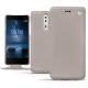 Capa em pele Nokia 8 - Taupe innocent