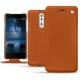 Capa em pele Nokia 8 - Orange vibrant