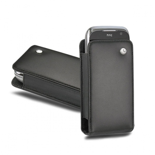 Custodia in pelle HTC Touch Pro2 - Noir ( Nappa - Black ) 