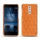 Capa em pele Nokia 8 - Orange - Couture ( Nappa - Pantone 1495U ) 
