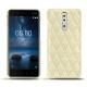 Capa em pele Nokia 8 - Ivoire - Couture ( Sleek P C12 - White ) 