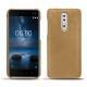 Nokia 8 leather cover - Sable vintage ( Roughtcut - Gaucho#57254 ) 