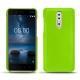 Coque cuir Nokia 8 - Vert fluo