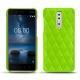 硬质真皮保护套 Nokia 8 - Vert fluo - Couture