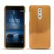 Nokia 8 leather cover - Or Maïa ( Pantone 871C ) 