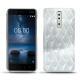 Capa em pele Nokia 8 - Platinium - Couture