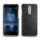 Funda de piel Nokia 8 - Autruche nero