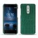 Lederschutzhülle Nokia 8 - Crocodile pino