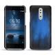 Funda de piel Nokia 8 - Bleu Patine