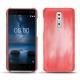 Coque cuir Nokia 8 - Rose Patine