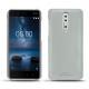 Nokia 8 leather cover - Gris PU
