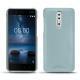 Nokia 8 leather cover - Bleu Ciel PU
