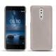 Custodia in pelle Nokia 8 - Taupe innocent