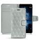 Capa em pele Nokia 8 - Gris - Couture ( Nappa - Pantone W428C ) 