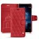 Funda de piel Nokia 8 - Rouge troupelenc - Couture