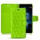가죽 커버 Nokia 8 - Vert fluo - Couture