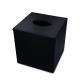 Square tissue box holder - Griffe 1 - Noir élégant