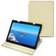 Housse cuir Huawei MediaPad M3 Lite 10 - Ivoire ( Sleek P C12 - White ) 
