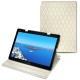 Housse cuir Huawei MediaPad M3 Lite 10 - Blanc - Couture ( Bologna - White ) 