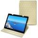 レザーケース Huawei MediaPad M3 Lite 10 - Beige - Couture ( Nappa - Pantone 7502C ) 
