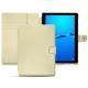 Housse cuir Huawei MediaPad M3 Lite 10 - Ivoire ( Sleek P C12 - White ) 