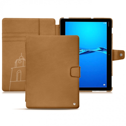 Housse cuir Huawei MediaPad M3 Lite 10 : Protection sur mesure pour tablette sur NoreveCastan esparciate ( Pantone #824F2A )