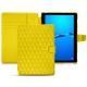 Capa em pele Huawei MediaPad M3 Lite 10 - Jaune fluo - Couture
