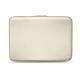 Leather sleeve for 11' laptop - Griffe 2 - Blanc (  Nappa - White ) 