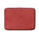 Leather sleeve for 11' laptop - Griffe 2 - Cerise vintage ( Pantone 185C ) 