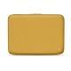 Leather sleeve for 11' laptop - Griffe 2 - Mimosa ( Pantone 141C ) 