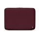 Leather sleeve for 11' laptop - Griffe 2 - Lie de vin ( Pantone 5115C ) 
