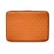 Notebook-Lederschutzhülle 11' - Griffe 2 - Orange - Couture ( Nappa - Pantone 1495U ) 
