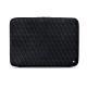 Leather sleeve for 11' laptop - Griffe 2 - Dark vintage - Couture