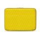 Capa em pele para computador portátil 11' - Griffe 2 - Jaune fluo - Couture