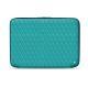 11 인치 휴대용 퍼스널 컴퓨터를위한 가죽 케이스 - Griffe 2 - Bleu fluo - Couture