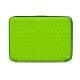 11 인치 휴대용 퍼스널 컴퓨터를위한 가죽 케이스 - Griffe 2 - Vert fluo - Couture